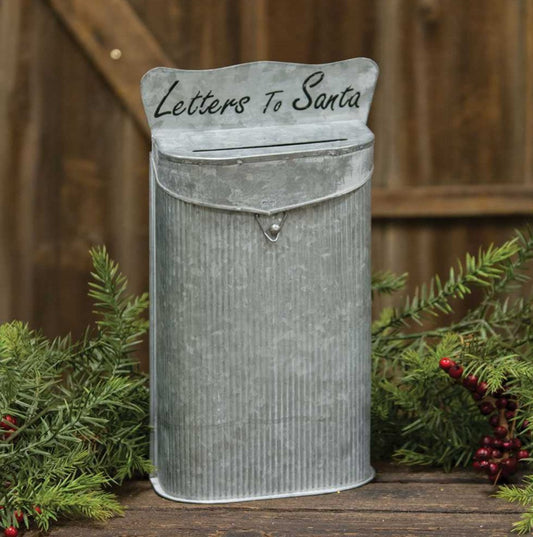 Letters To Santa Post Box, Silver