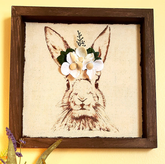 Hand Made Bunny Wall Art